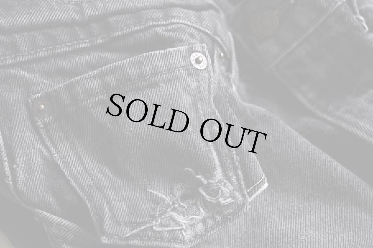 画像9: 90s USA製 Levi'sリーバイス 565 ブラック デニムパンツ w32 L32 (9)