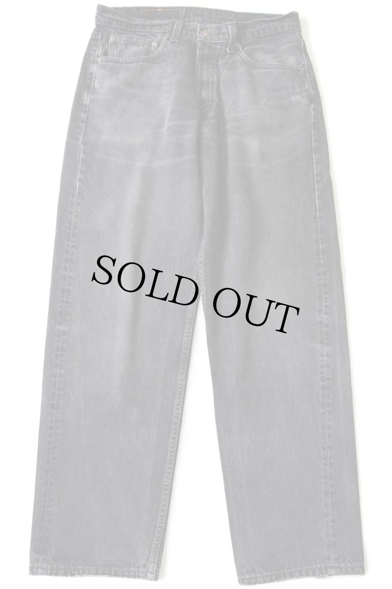 画像2: 90s USA製 Levi'sリーバイス 565 ブラック デニムパンツ w32 L32 (2)