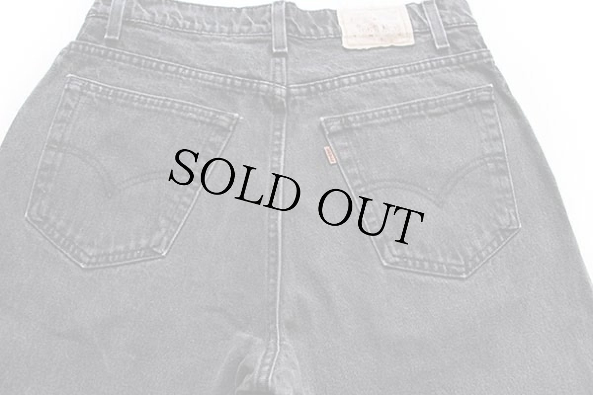 画像5: 90s USA製 Levi'sリーバイス SIGNATURE 545 ブラック デニムパンツ w34 L32 (5)