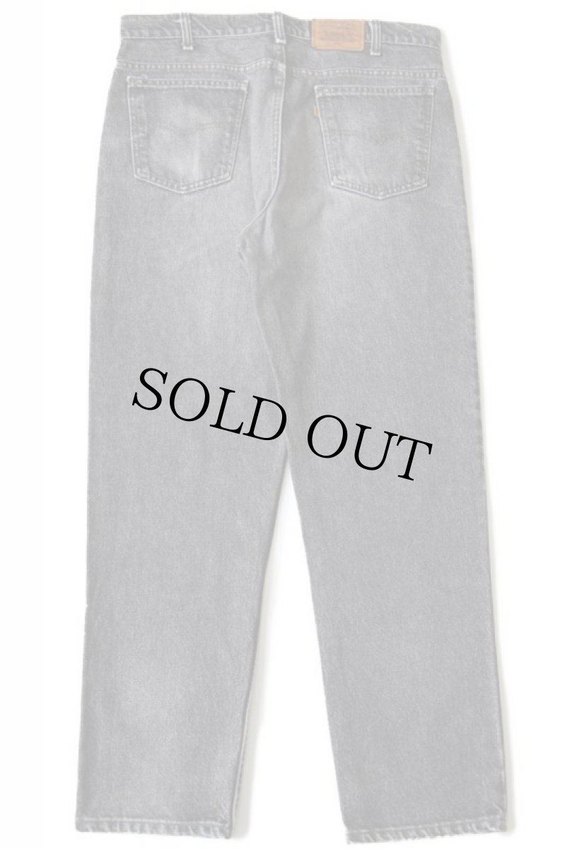 画像3: 90s USA製 Levi'sリーバイス 540 先染め ブラック デニムパンツ w36 L30 (3)