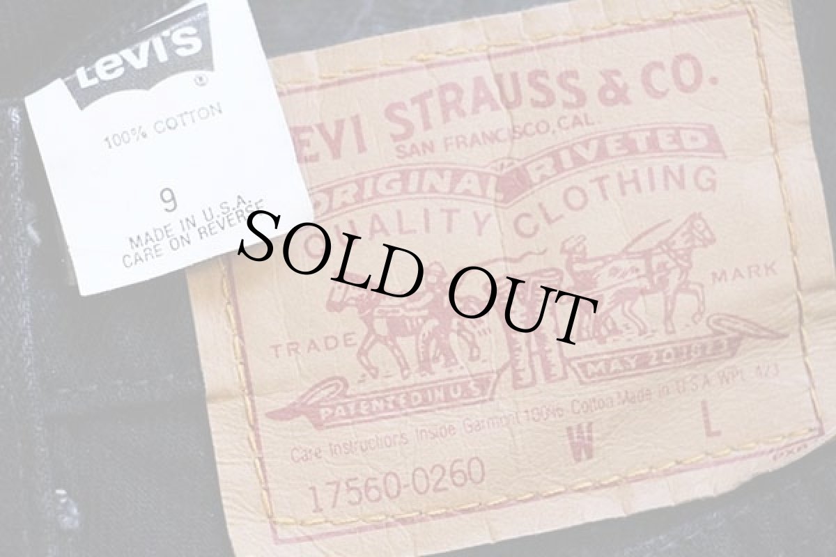 画像5: 90s USA製 Levi'sリーバイス 560 ブラック デニムパンツ 9★06 (5)