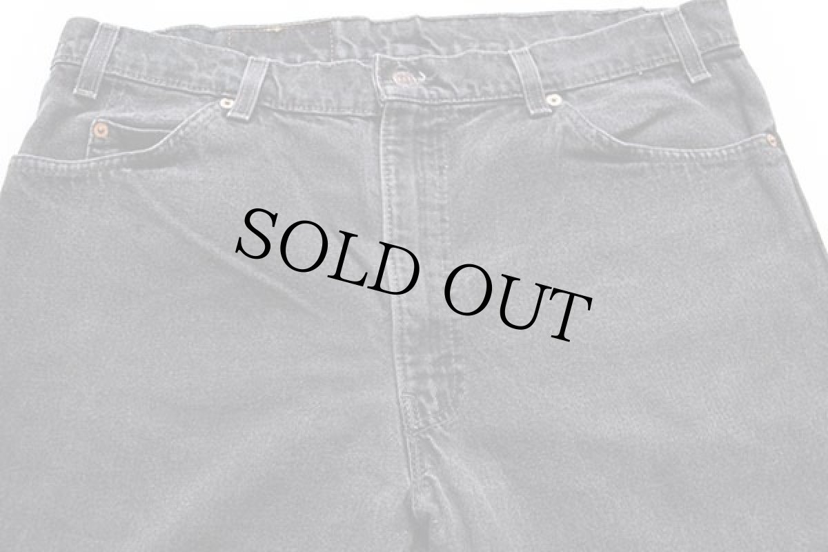 画像4: 90s USA製 Levi'sリーバイス 518 ブラック デニムパンツ w38 L34 (4)