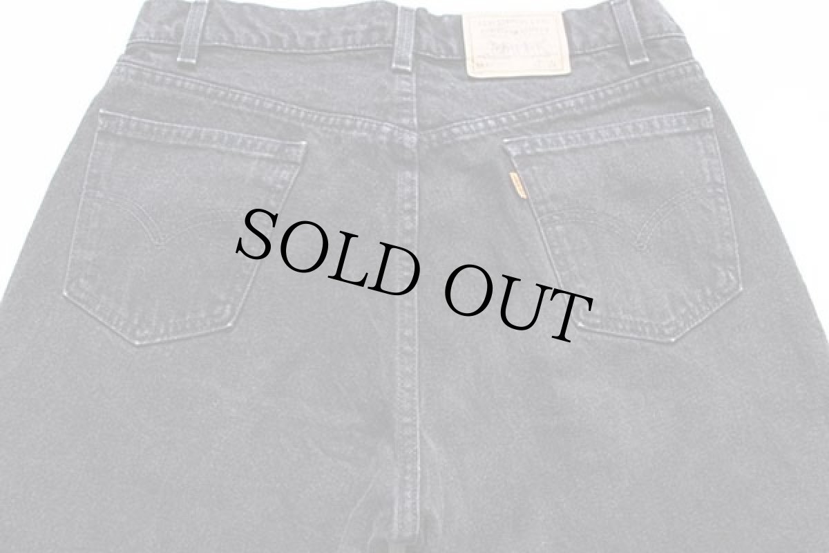 画像5: 90s USA製 Levi'sリーバイス 565 ブラック デニムパンツ w33 L28 HUSKY (5)