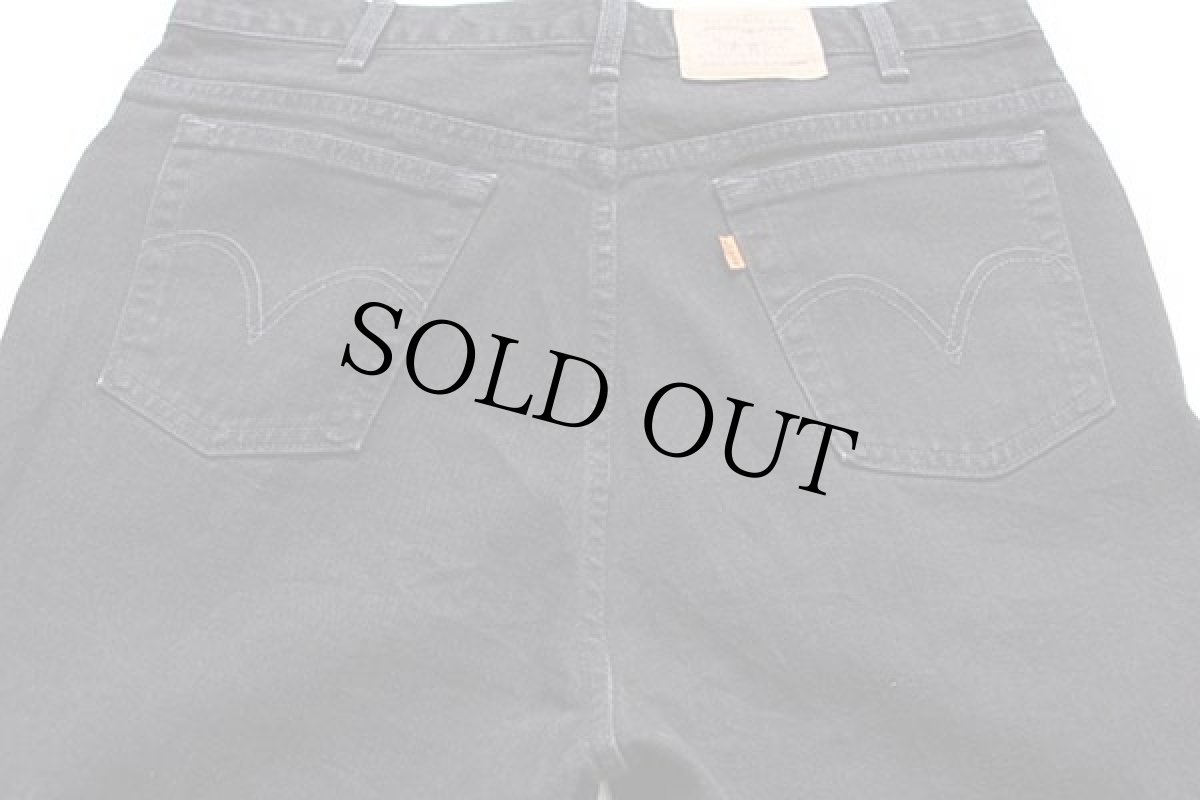 画像5: 90s カナダ製 Levi'sリーバイス 619 ブラック デニムパンツ w38 L30 (5)