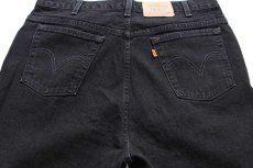 画像5: 90s カナダ製 Levi'sリーバイス 619 ブラック デニムパンツ w38 L30 (5)