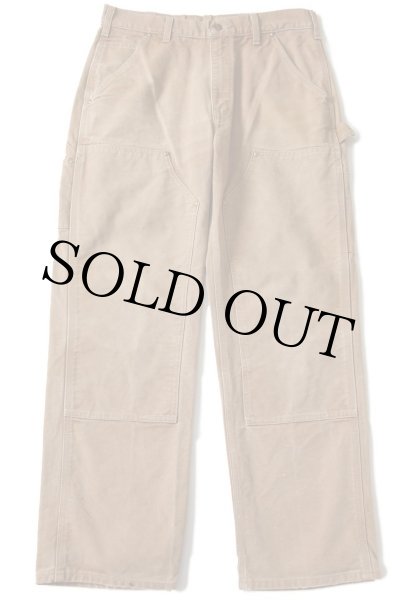 USA製 carharttカーハート ダック地 ダブルニー ペインターパンツ 茶