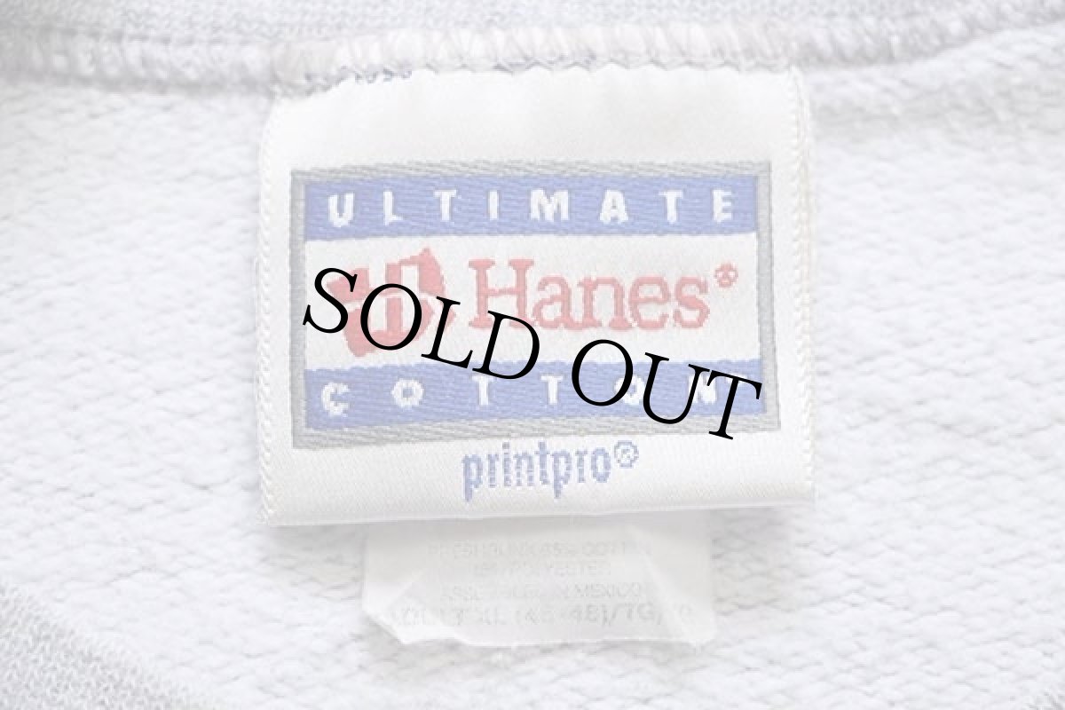 画像4: 90s メキシコ製 Hanes Bravo Zulu FedExフェデックス 刺繍 スウェット 杢グレー XL (4)