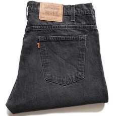 画像1: 90s USA製 Levi'sリーバイス 505 ブラック デニムパンツ w38 L32★17 (1)