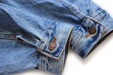 画像6: 90s USA製 Levi'sリーバイス 57507 デニムジャケット 4ポケット L (6)