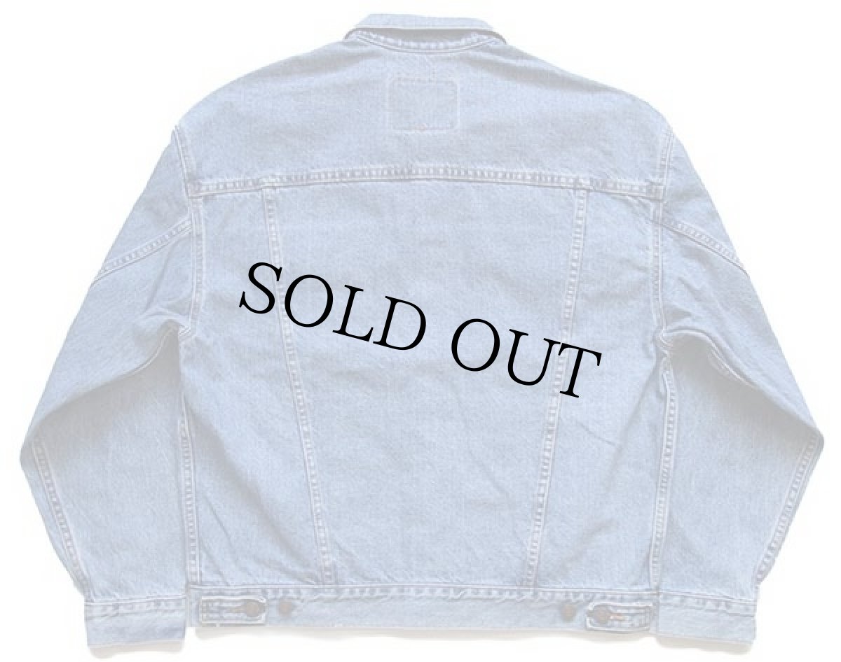 画像2: 90s USA製 Levi'sリーバイス 57507 デニムジャケット 4ポケット L (2)