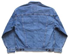 画像2: 90s USA製 Levi'sリーバイス 57507 デニムジャケット 4ポケット L (2)