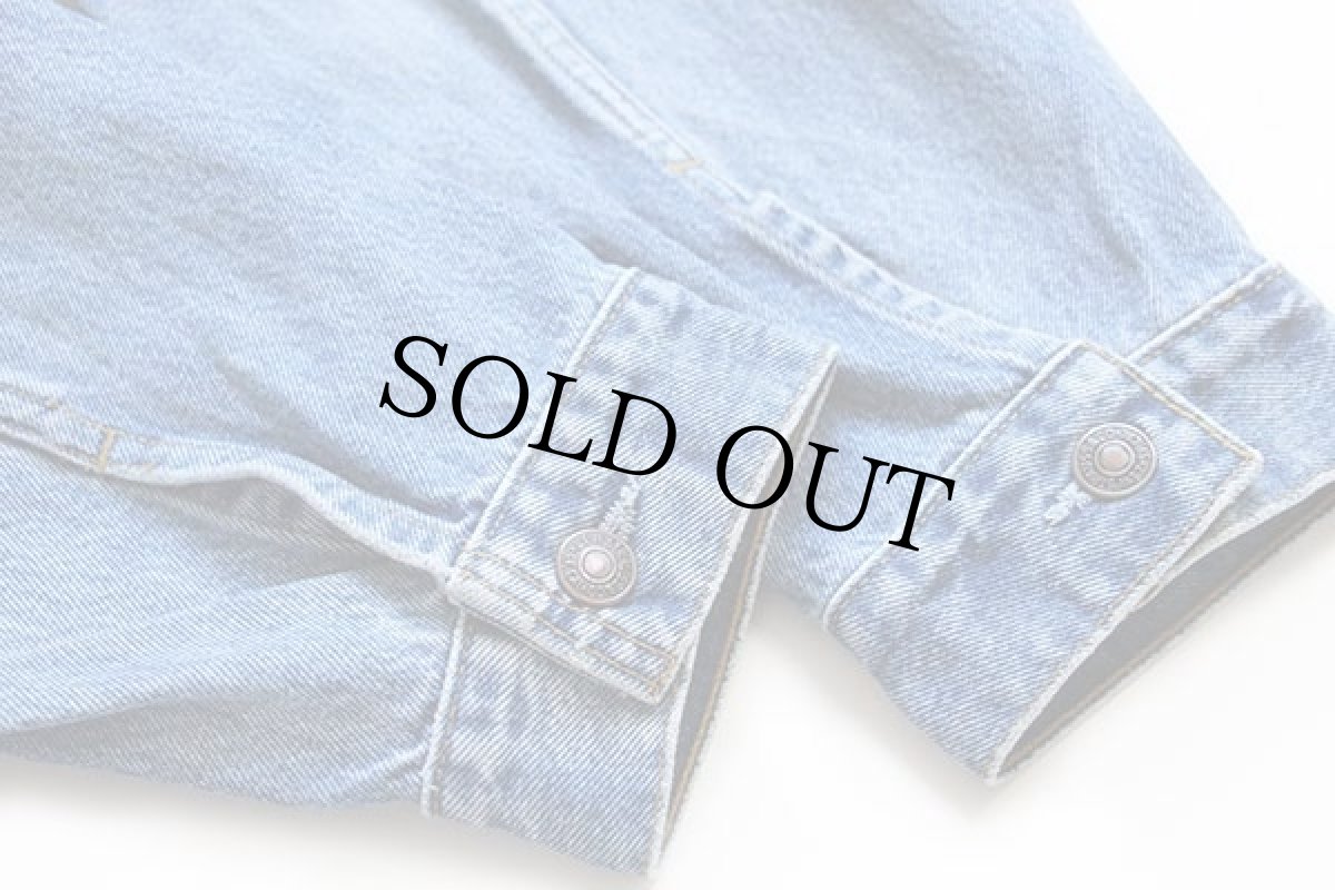 画像6: 90s Levi'sリーバイス 70503 デニムジャケット 4ポケット L★35 ユーロ (6)