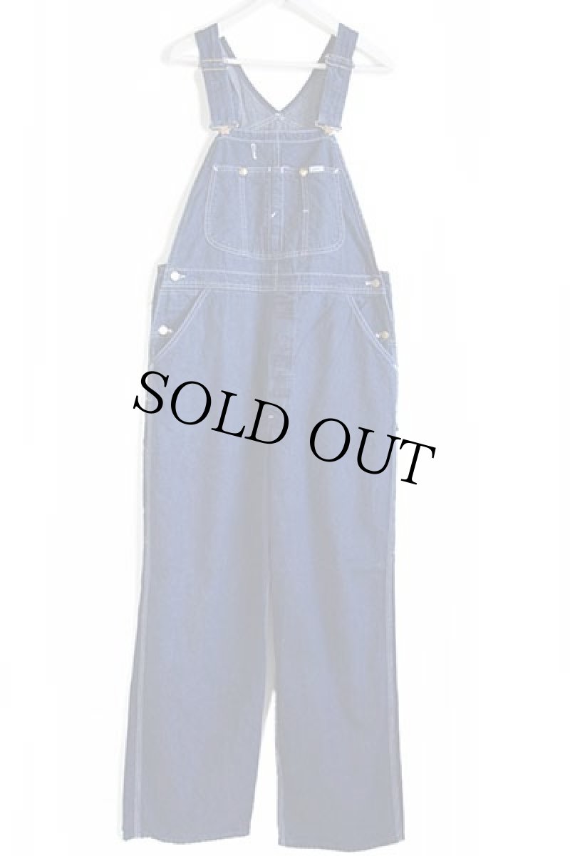 画像2: 70s USA製 Leeリー デニム オーバーオール w38 L32 (2)