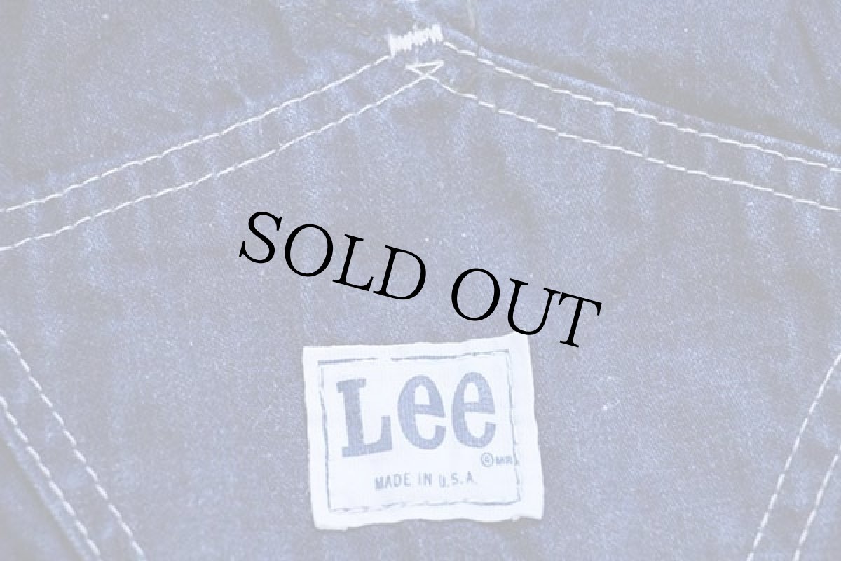 画像5: 70s USA製 Leeリー デニム オーバーオール w38 L32 (5)