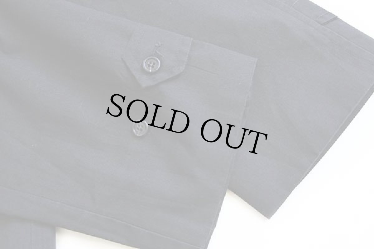 画像8: 60s Botany ステンカラーコート 黒 40R (8)