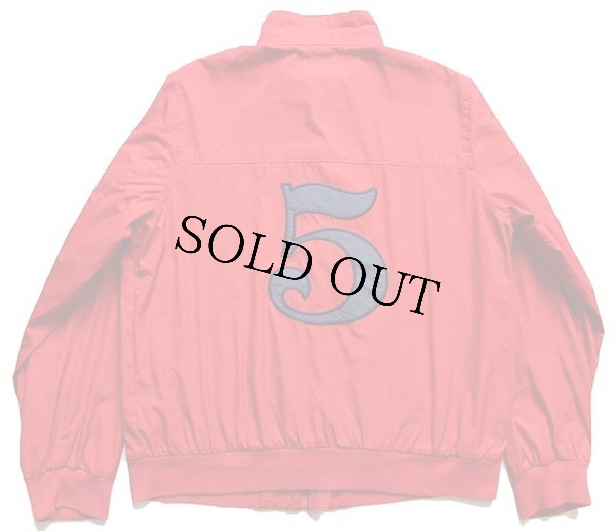 画像2: ポロ ラルフローレン ロゴ刺繍 5 ナンバリング ナイロンジャケット 赤 ボーイズXL (2)