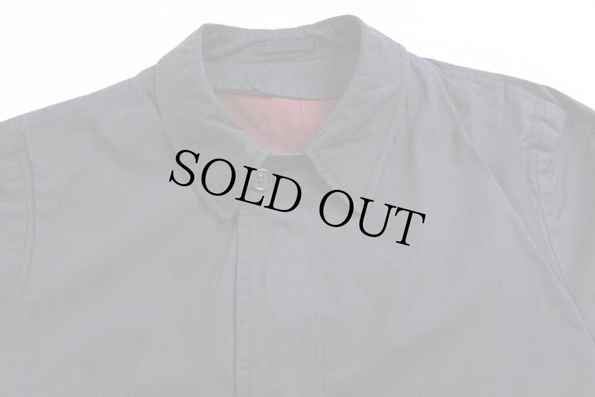 画像3: 60s Botany ステンカラーコート 黒 40R (3)