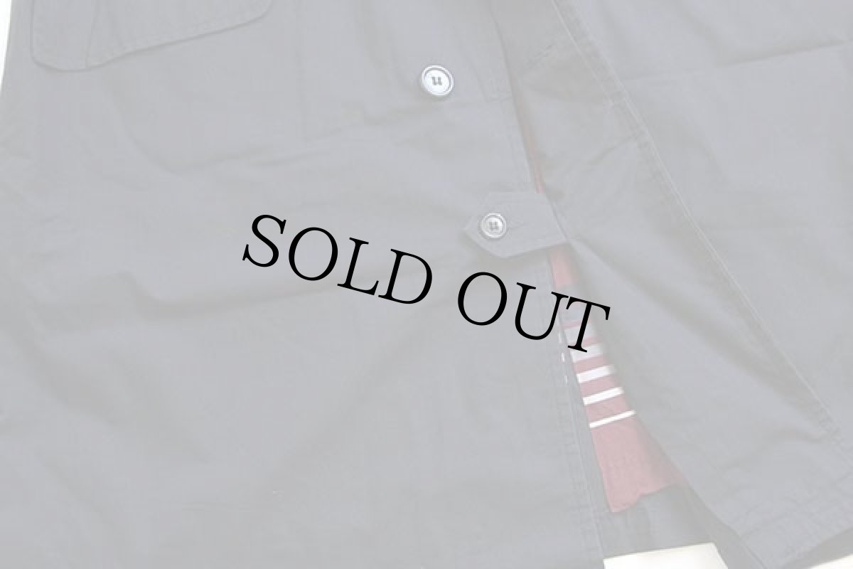 画像6: 60s Botany ステンカラーコート 黒 40R (6)