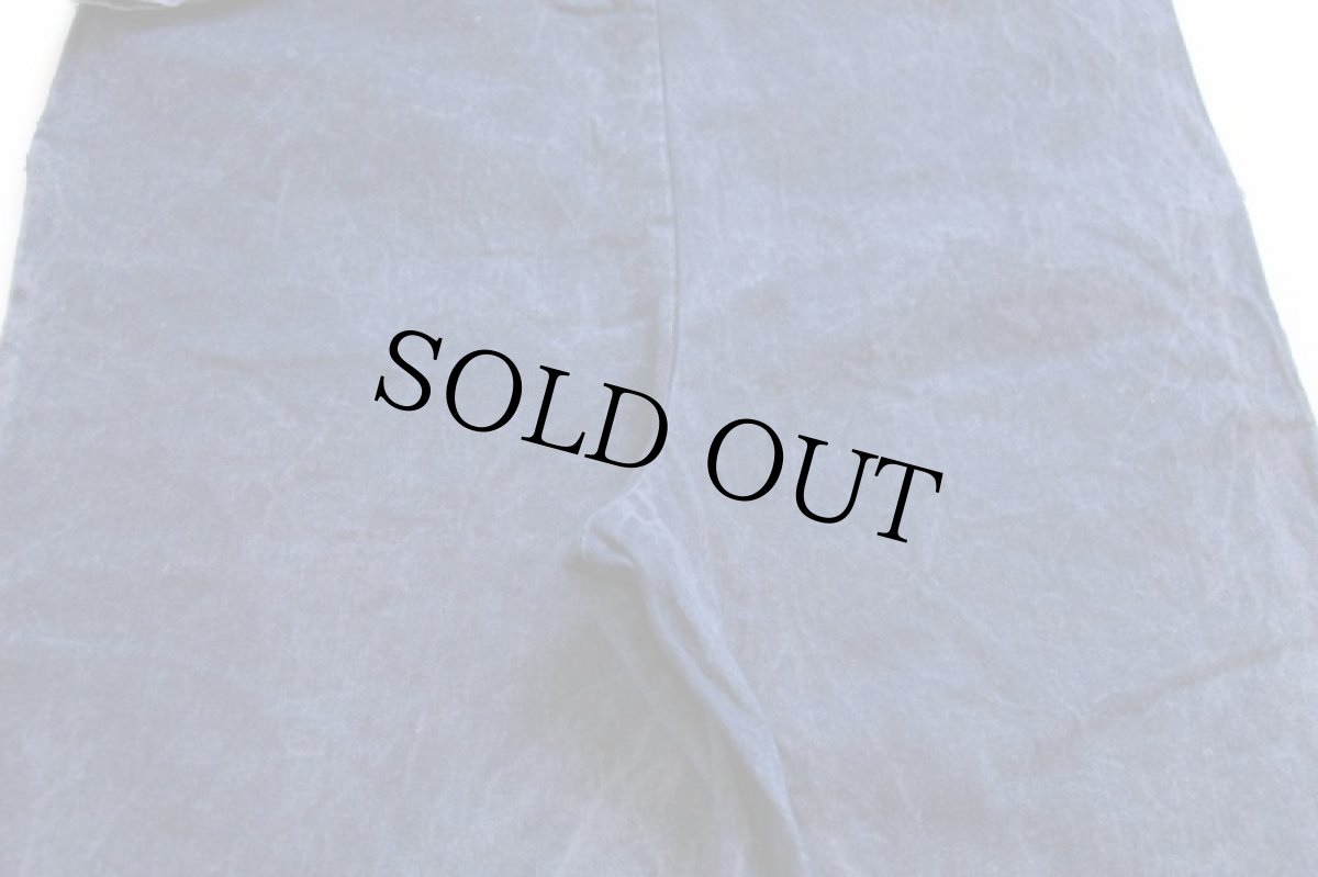 画像6: 90s USA製 bonjour ノーカラー ムラ染め デニム オールインワン 紺 M★つなぎ (6)