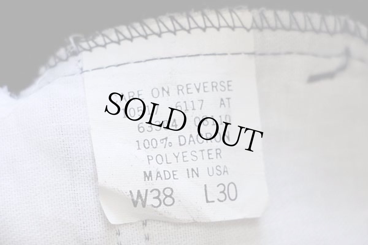 画像5: 90s USA製 Levi'sリーバイス 517 ポリエステルパンツ 紺 w38 L30★スタプレ (5)