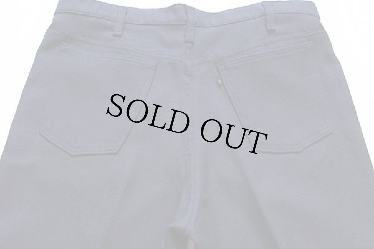 画像4: 90s USA製 Levi'sリーバイス 517 ポリエステルパンツ 紺 w38 L30★スタプレ (4)