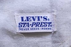 画像5: 70s Levi'sリーバイス 517 STA-PRESTスタプレ ピケパンツ 焦げ茶 w36 (5)