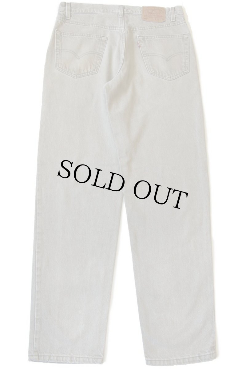 画像3: 90s USA製 Levi'sリーバイス 550 カラーデニムパンツ グリーングレー w34 L34 (3)