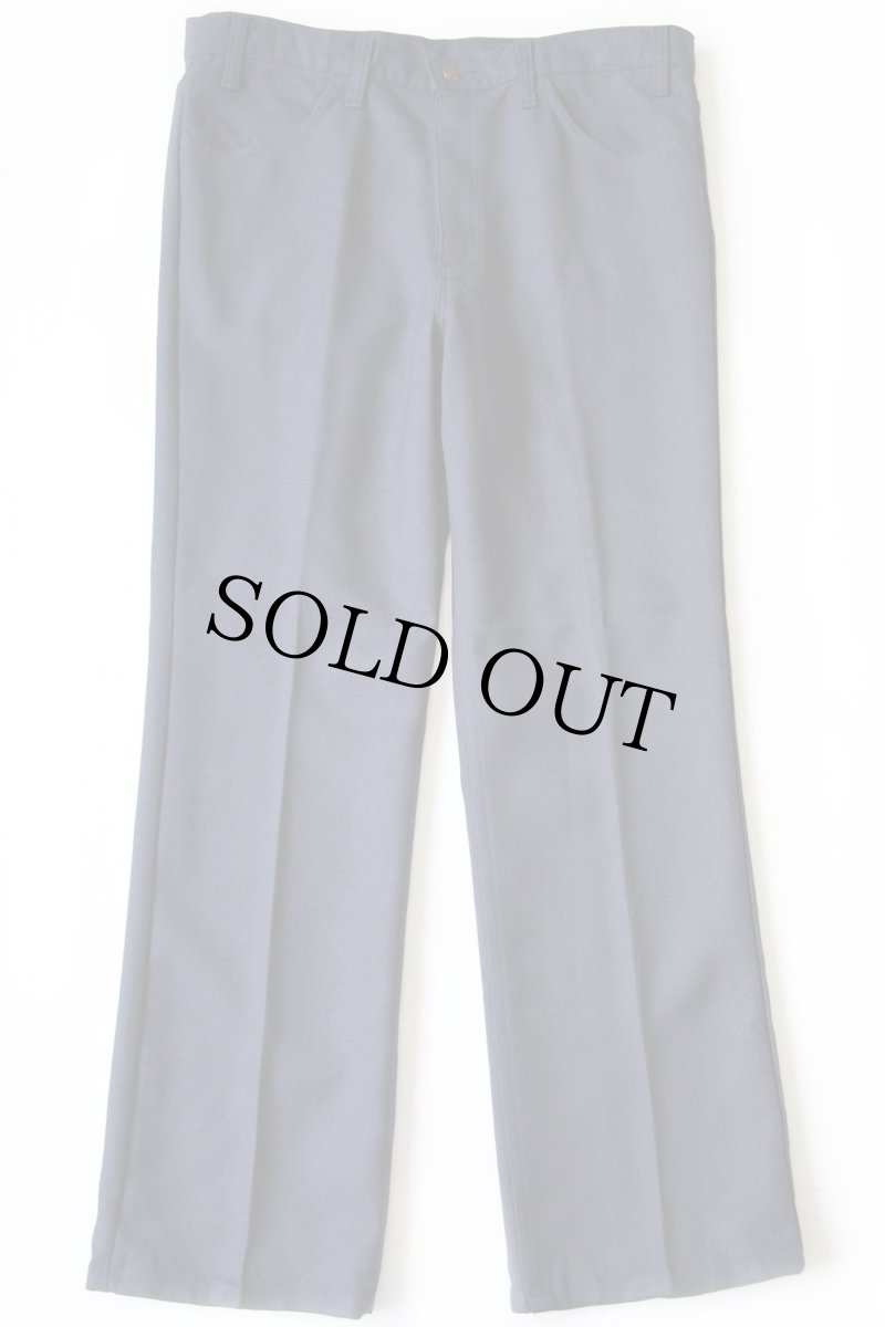 画像2: 90s USA製 Levi'sリーバイス 517 ポリエステルパンツ 紺 w38 L30★スタプレ (2)