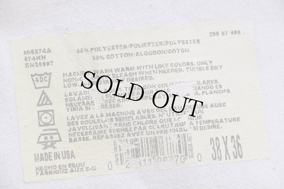 画像6: 90s USA製 Dickiesディッキーズ 874 ワークパンツ カーキ w38 (6)