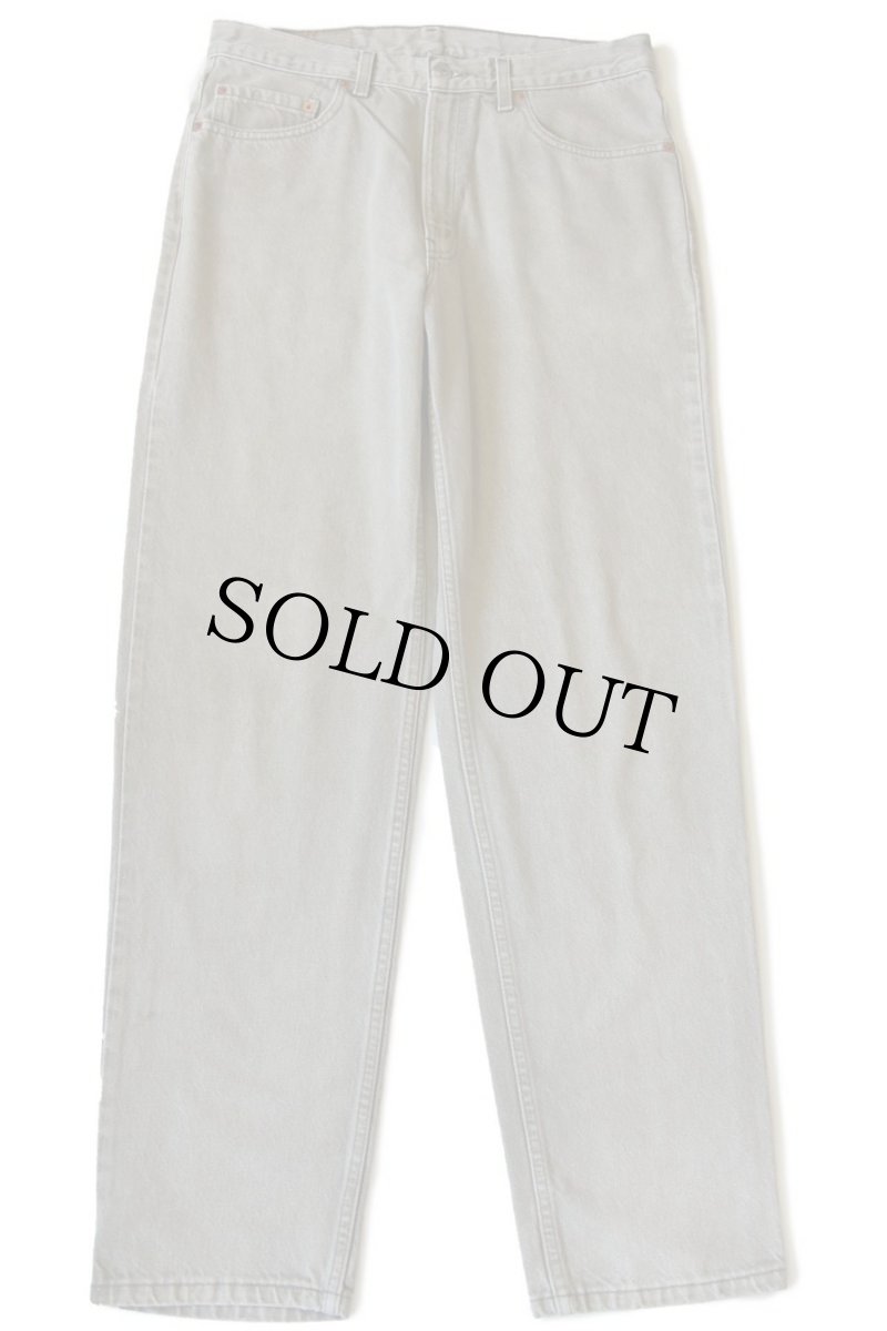 画像2: 90s USA製 Levi'sリーバイス 550 カラーデニムパンツ グリーングレー w34 L34 (2)