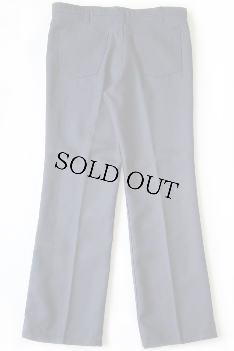 画像3: 90s USA製 Levi'sリーバイス 517 ポリエステルパンツ 紺 w38 L30★スタプレ (3)