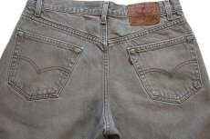 画像5: 90s USA製 Levi'sリーバイス 550 カラーデニムパンツ グリーングレー w34 L34 (5)