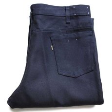 画像1: 80s Levi'sリーバイス 517 ポリエステルパンツ 紺 w38★スタプレ (1)