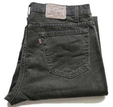 画像1: 90s USA製 Levi'sリーバイス 540 カラーデニムパンツ 深緑 w36 (1)