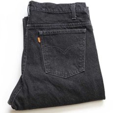 画像1: 90s USA製 Levi'sリーバイス 505 ブラック デニムパンツ カスタム w33 L30★11 (1)