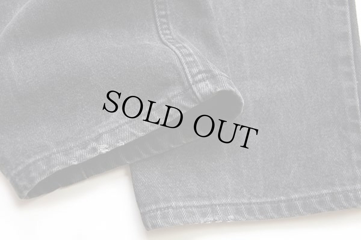 画像7: 90s Levi'sリーバイス 505 ブラック デニムパンツ w34 L30★19 (7)