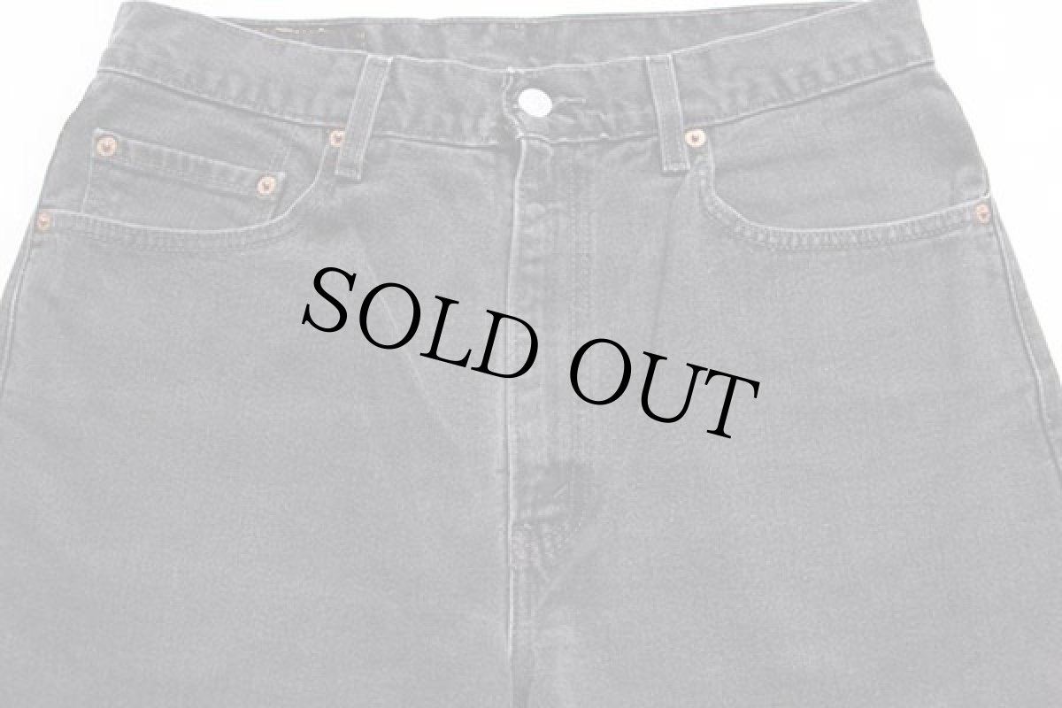 画像4: 00s Levi'sリーバイス 505 ブラック デニムパンツ w34 L32★20 (4)