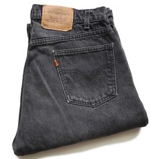 画像1: 90s Levi'sリーバイス 505 ブラック デニムパンツ w34 L30★19 (1)