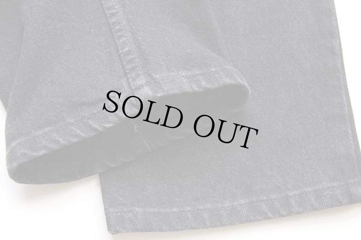 画像8: 90s USA製 Levi'sリーバイス 505 ブラック デニムパンツ カスタム w33 L30★11 (8)