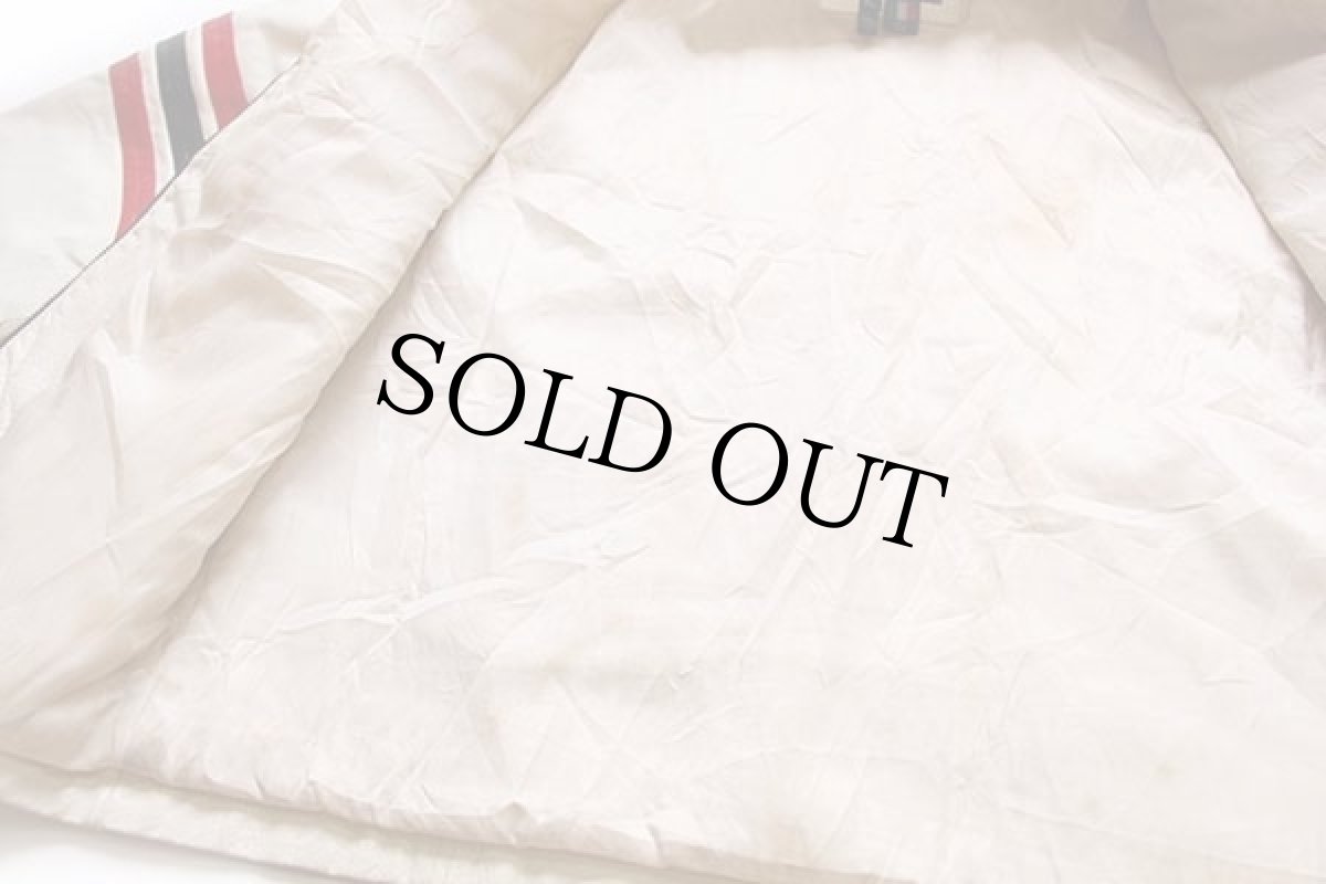 画像5: FOX INDIANAチェッカーフラッグ 星条旗 パッチ付き シングルライダース レザージャケット XL (5)