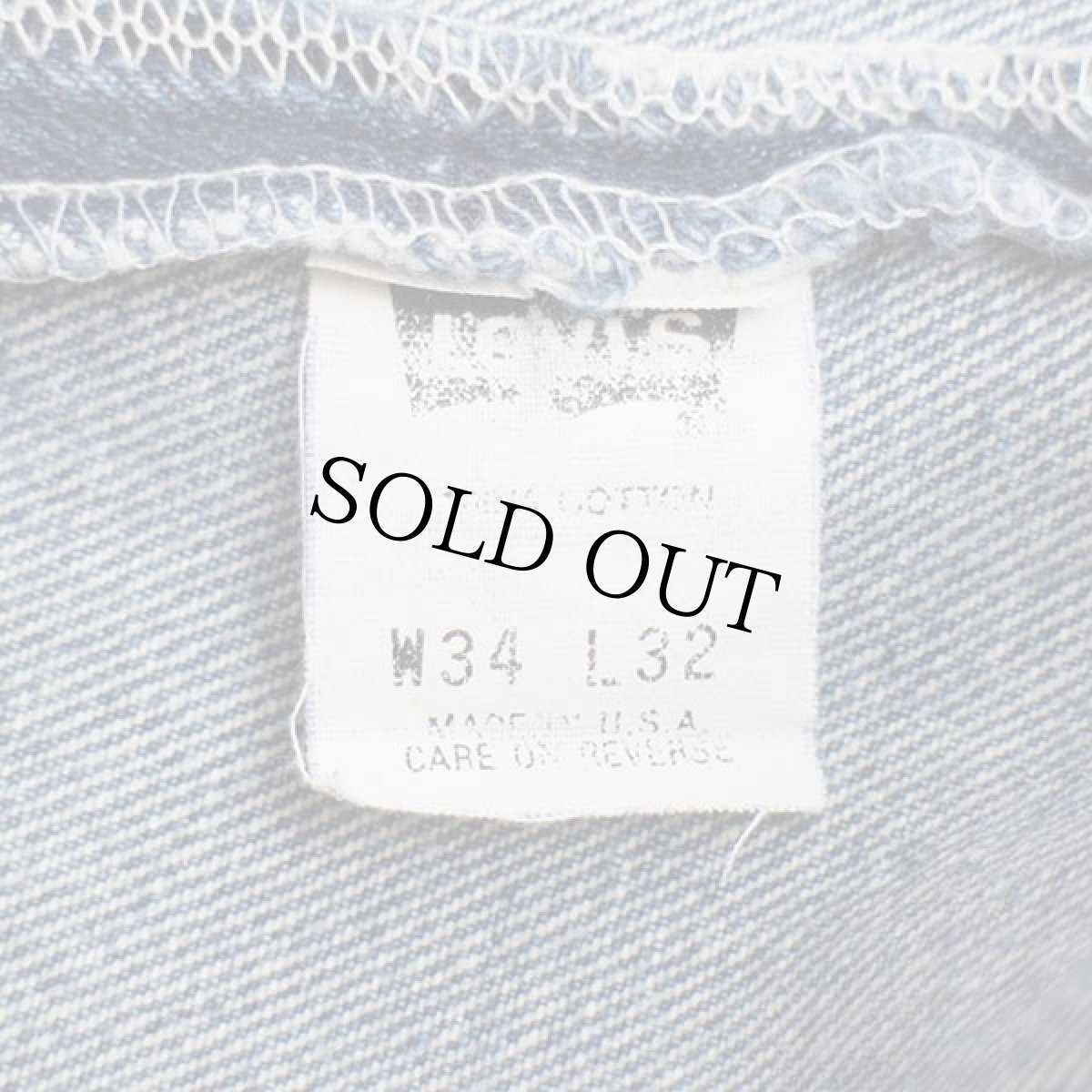 画像6: 90s USA製 Levi'sリーバイス 501 デニムパンツ w34 L32 (6)