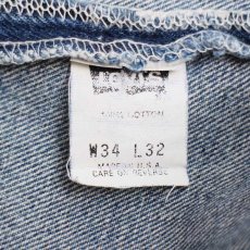 画像6: 90s USA製 Levi'sリーバイス 501 デニムパンツ w34 L32 (6)