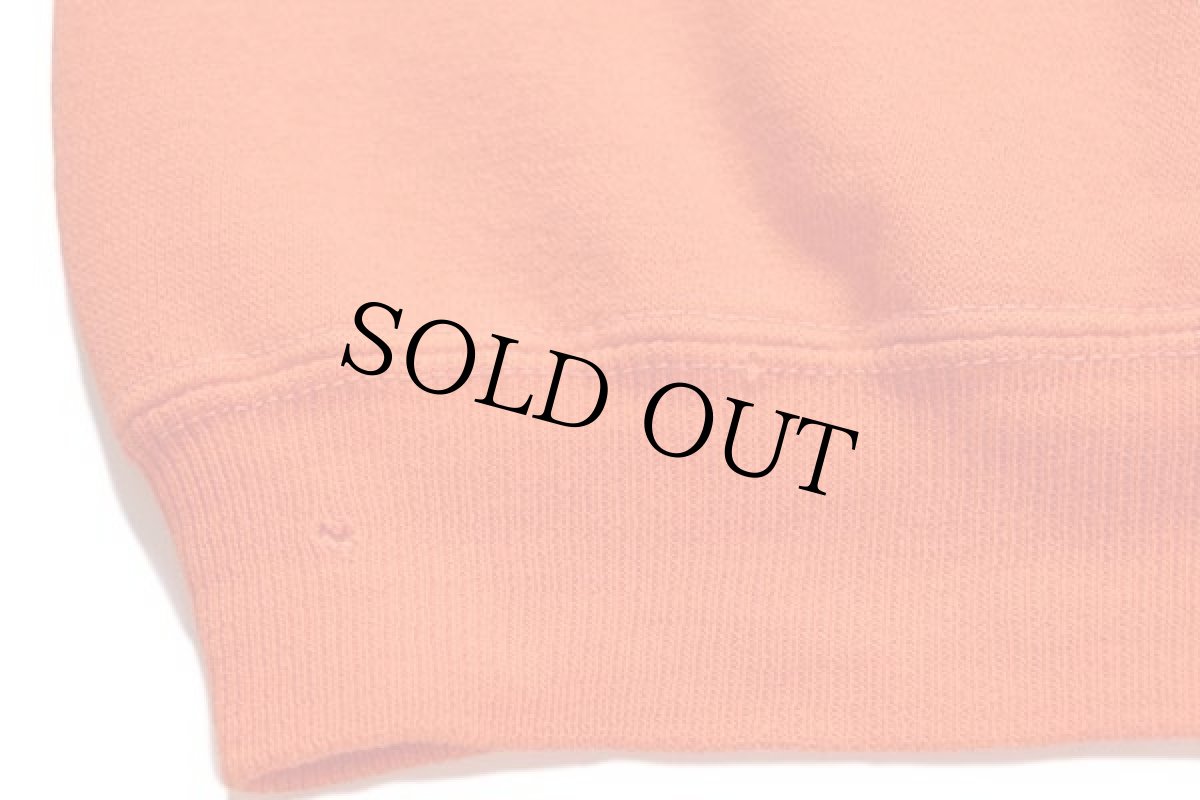 画像6: 60s Alpha Phi フロッキープリント コットン 半袖スウェット オレンジ (6)