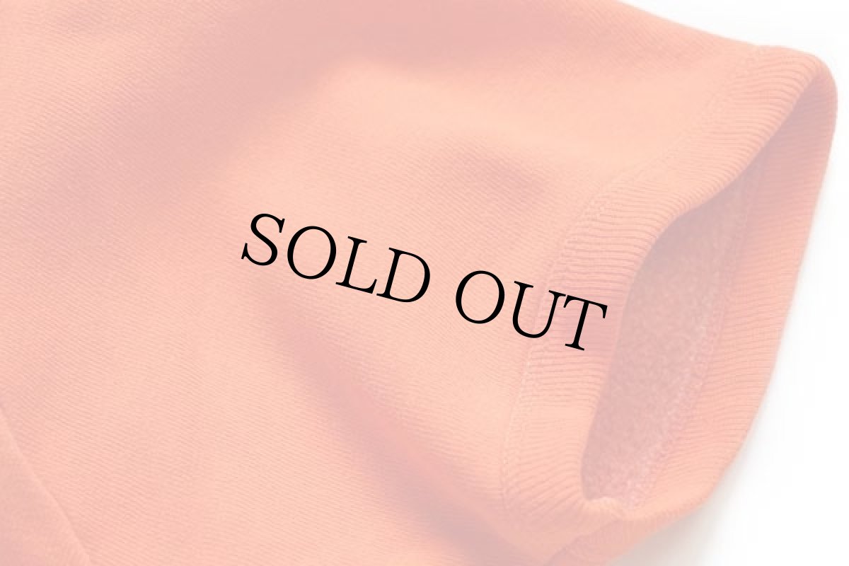 画像5: 60s Alpha Phi フロッキープリント コットン 半袖スウェット オレンジ (5)