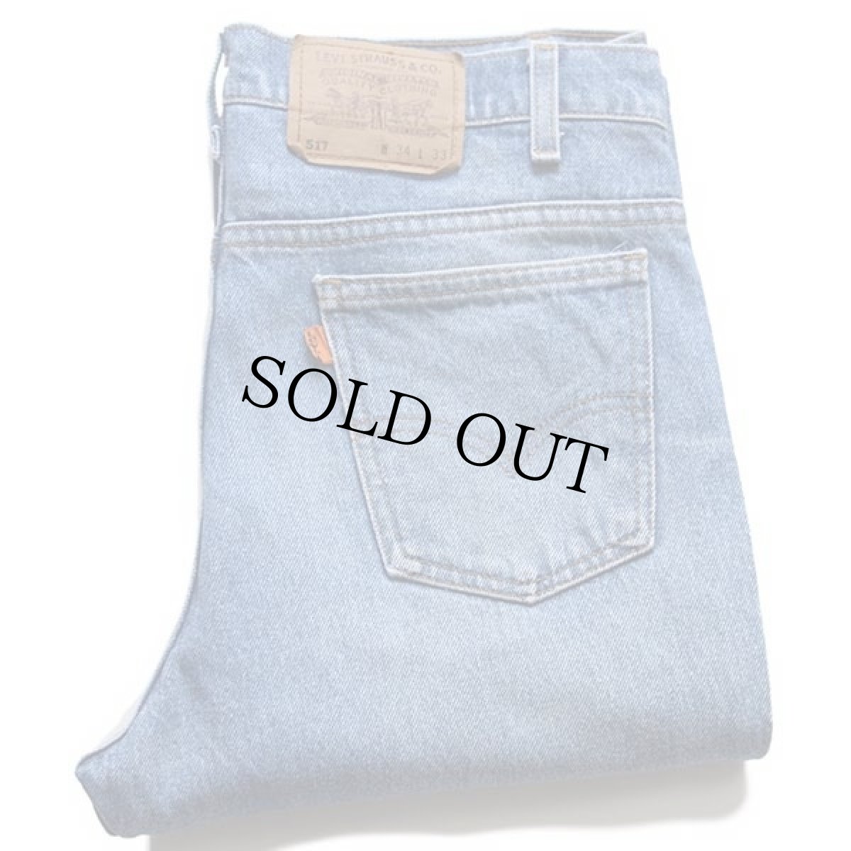 画像1: 90s USA製 Levi'sリーバイス 517 デニムパンツ w34 L33★20 (1)