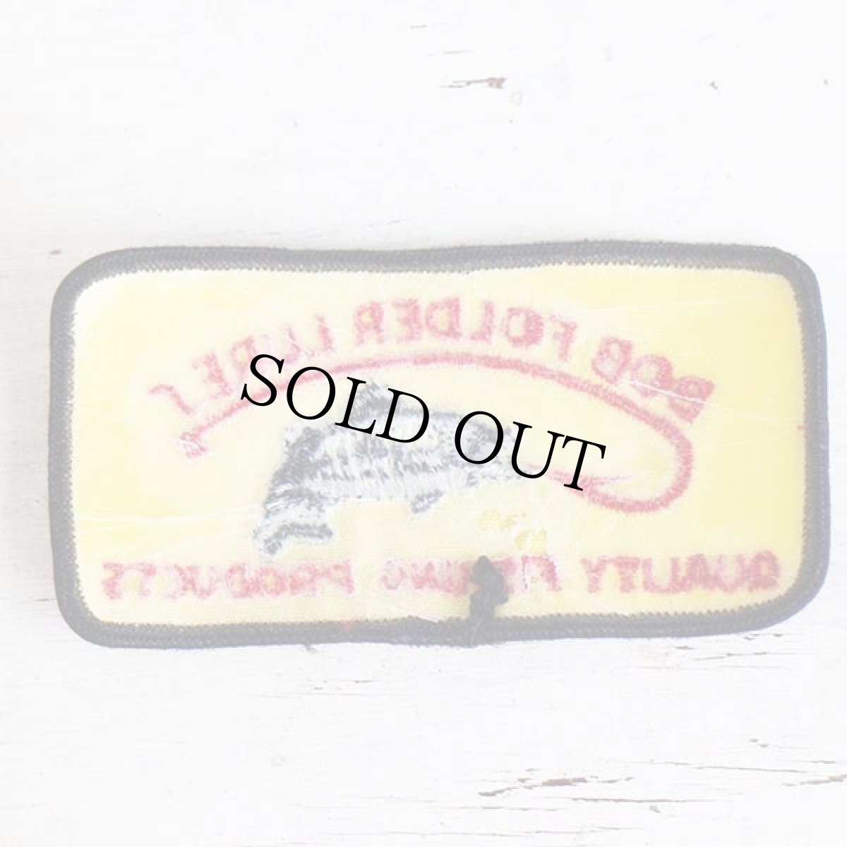 画像2: ビンテージ BOB FOLDER LURES QUALITY FISHING PRODUCTS パッチ★ワッペン (2)