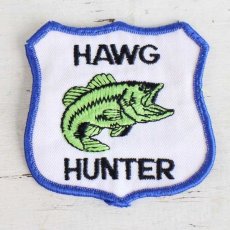 画像1: ビンテージ HAWG HUNTER パッチ★ワッペン (1)