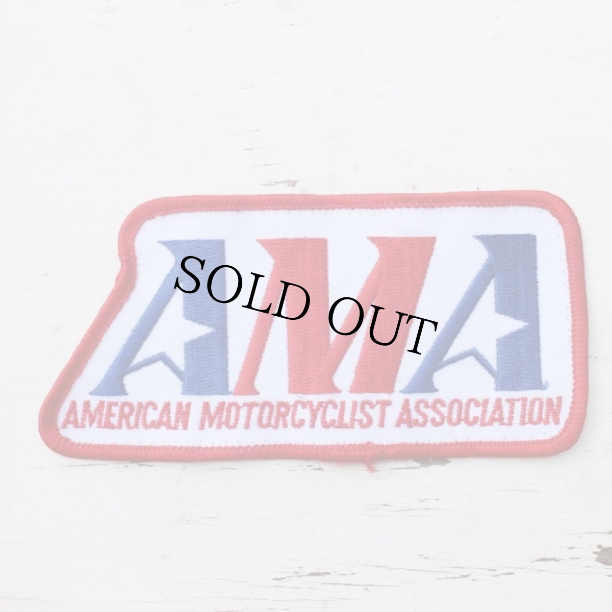 画像1: ビンテージ AMA AMERICAN MOTORCYCLIST ASSOCIATION ロゴ パッチ★ワッペン (1)