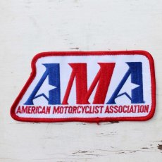 画像1: ビンテージ AMA AMERICAN MOTORCYCLIST ASSOCIATION ロゴ パッチ★ワッペン (1)