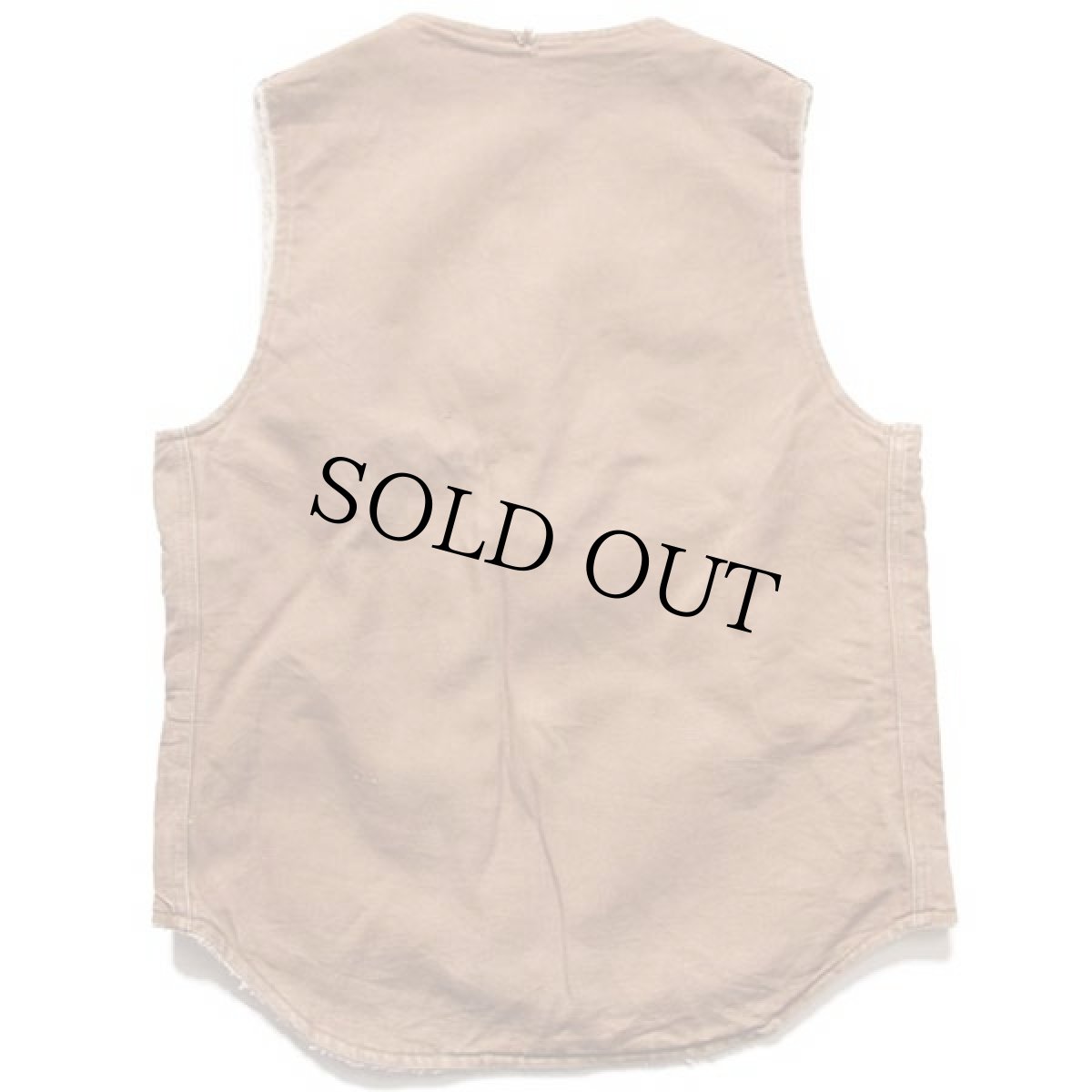 画像2: 80s USA製 carharttカーハート ボアライナー ダックベスト 茶 MT (2)